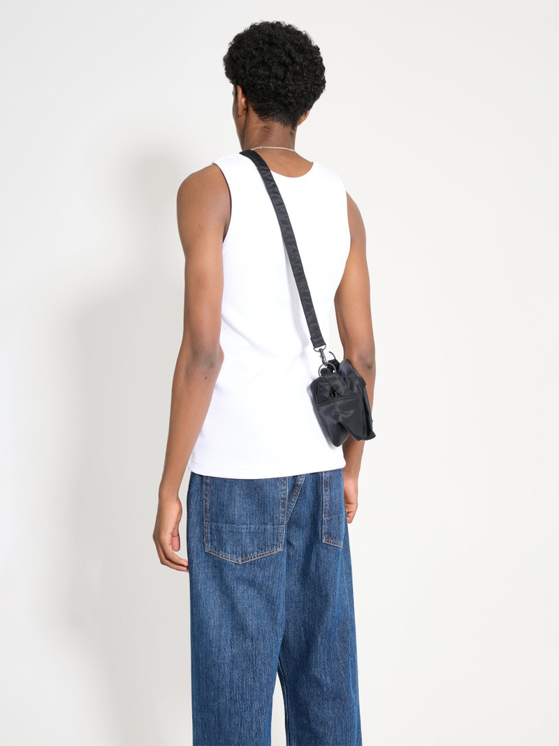 Comme Des Garçons JUNYA WATANABE MAN COTTON NYLON RIB KNIT WHITE outlook