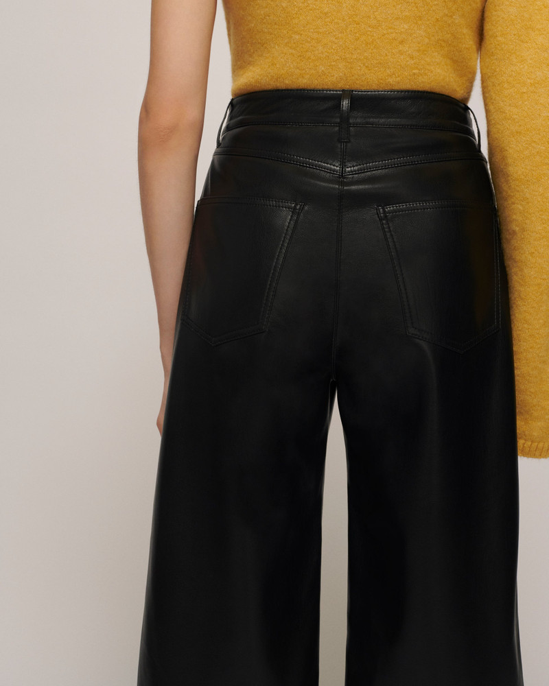 Vegan Leather Shorts 5