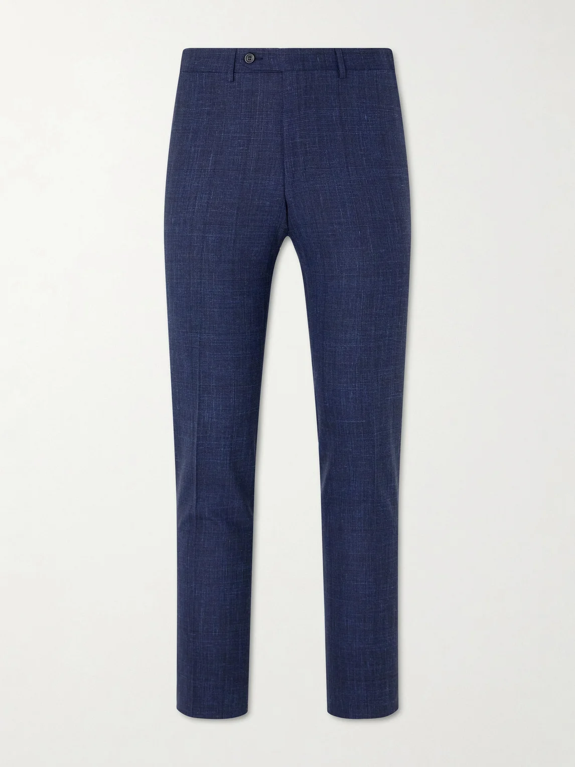 Travel Straight-Leg Wool, Silk and Linen-Blend Suit Trousers - 1