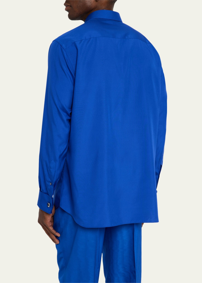 Brioni Men's WWX 80th Anniversary Silk Covered-Placket Sport Shirt outlook