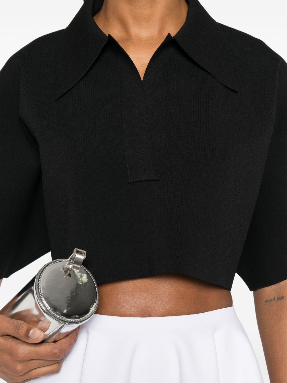 cropped polo top - 5