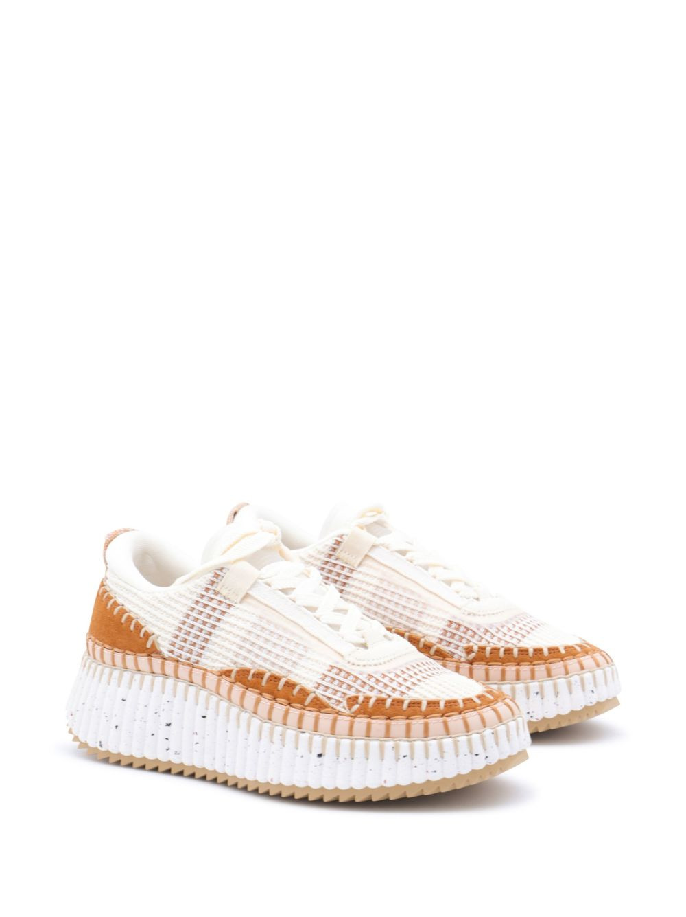 Nama textured-sole lace-up sneakers - 2