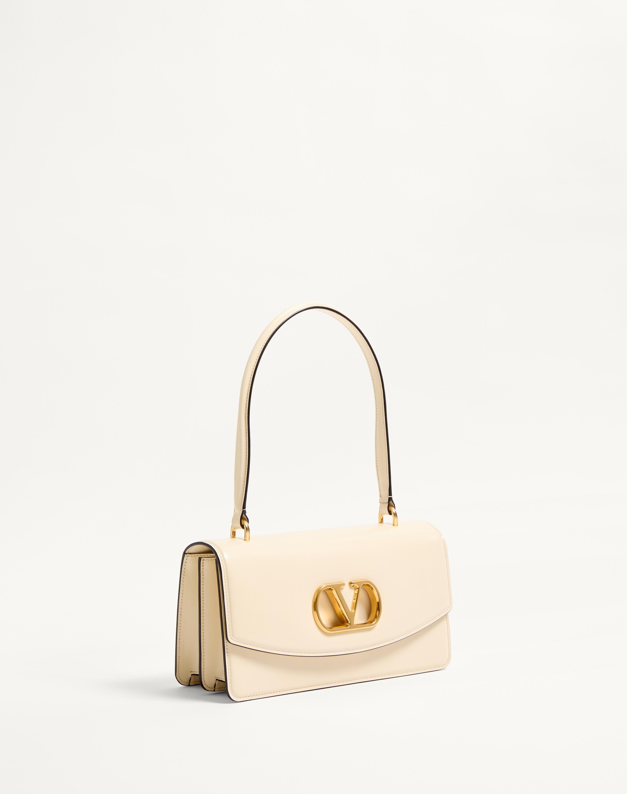 VALENTINO GARAVANI VAIN BAG WITH HANDLE IN SHINY CALFSKIN - 3