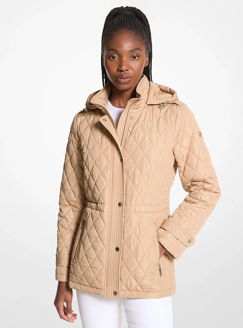 Quilted Hooded Jacket - 1