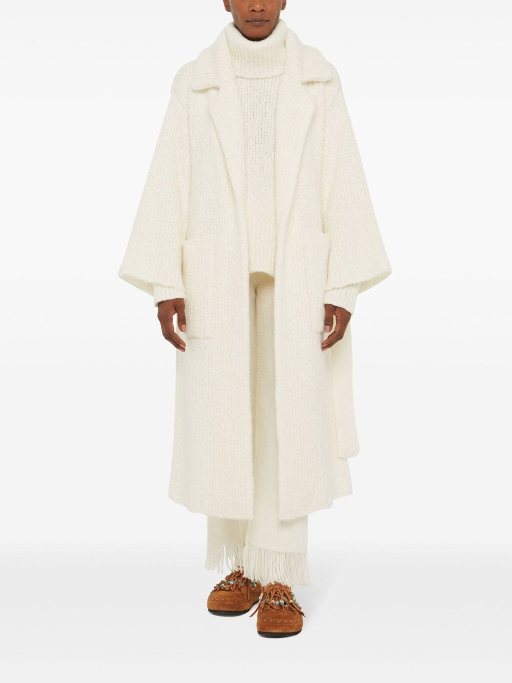 knitted robe coat - 2