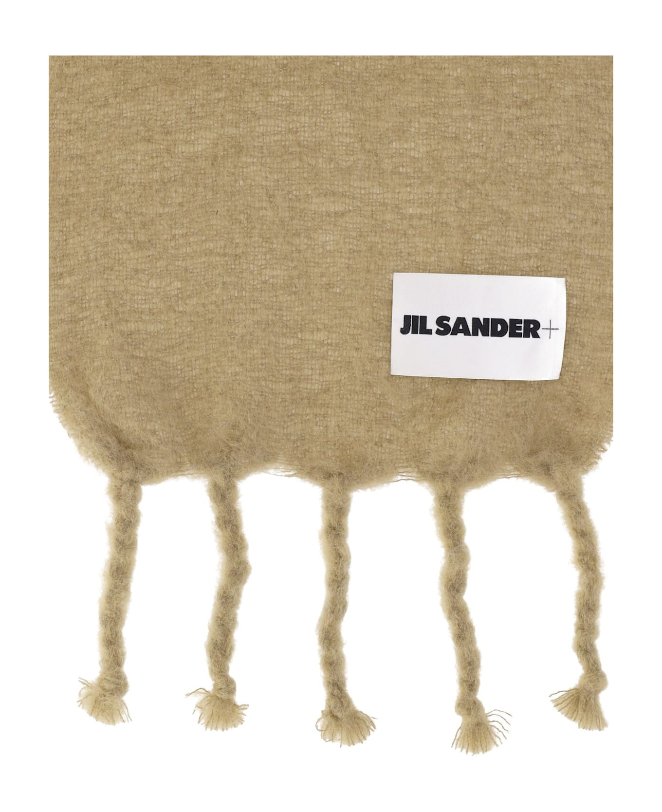 Beige Mohair Blend Scarf - 3