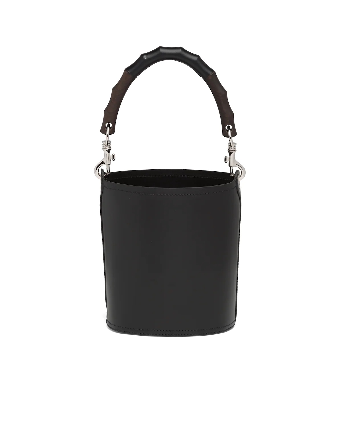 Leather Prada Tambour Bucket Bag - 4