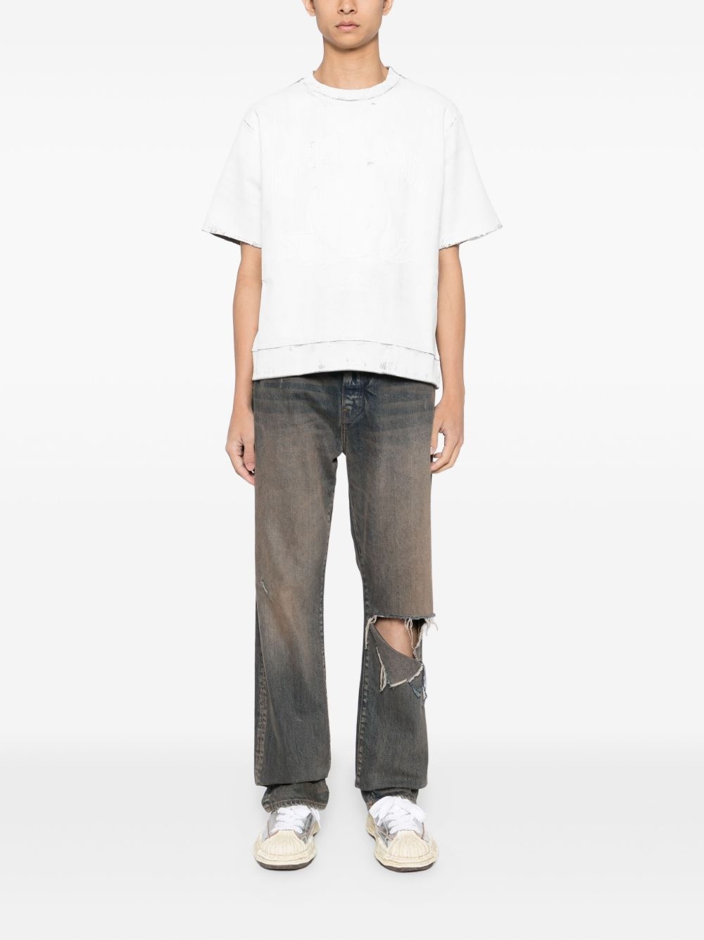 RIBBED-HEM T-SHIRT - 4