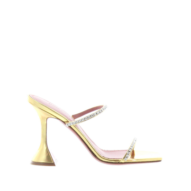 Amina Muaddi – Gilda Slipper Gold - 1