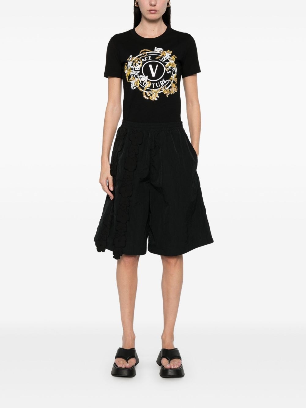 Cotton T-shirt with logo - 5