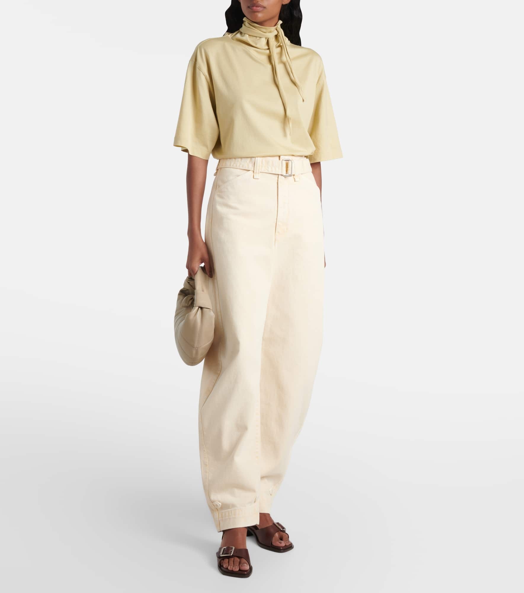 Foulard cotton jersey T-shirt - 2