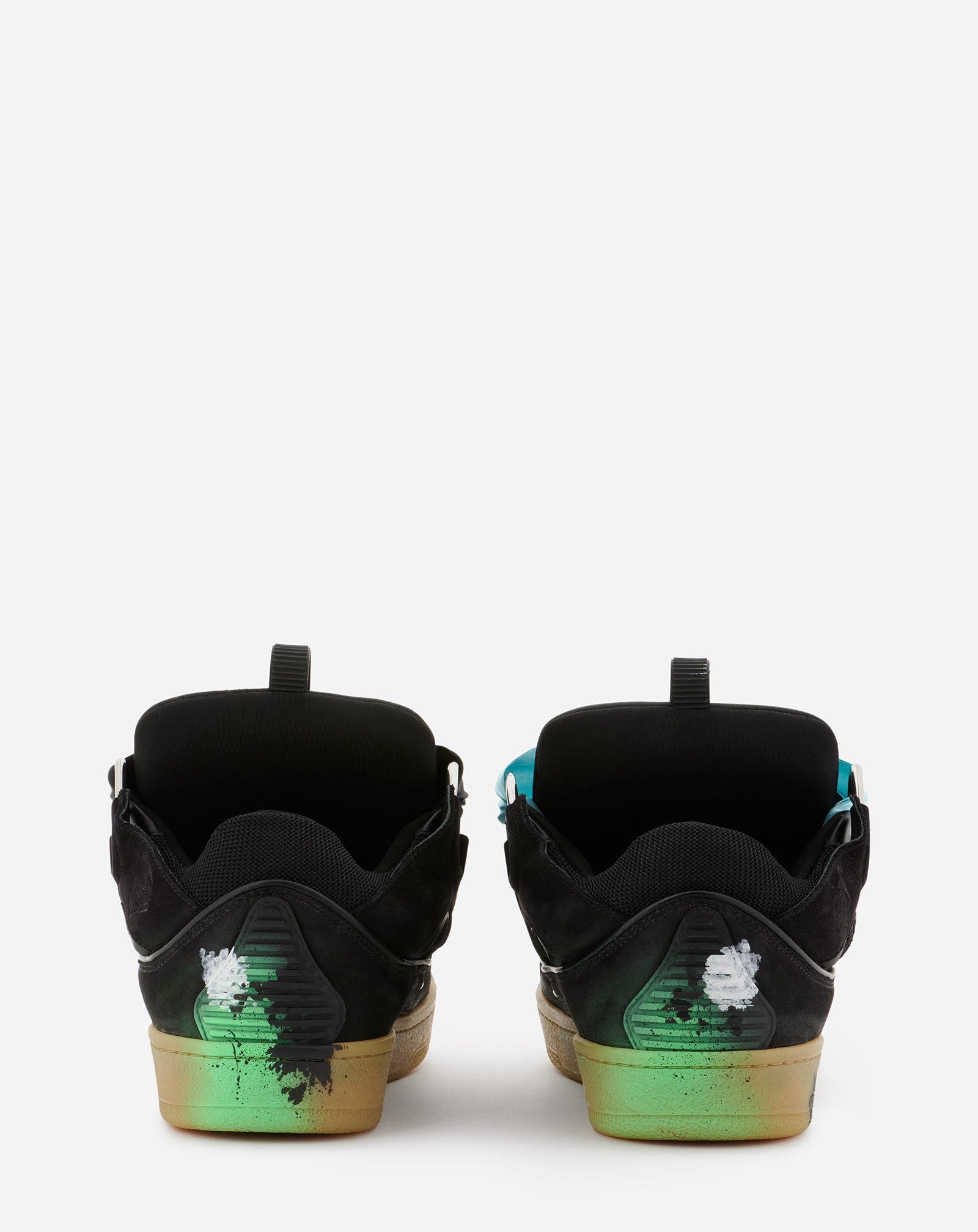 GALLERY DEPT. X LANVIN LEATHER CURB SNEAKERS - 6