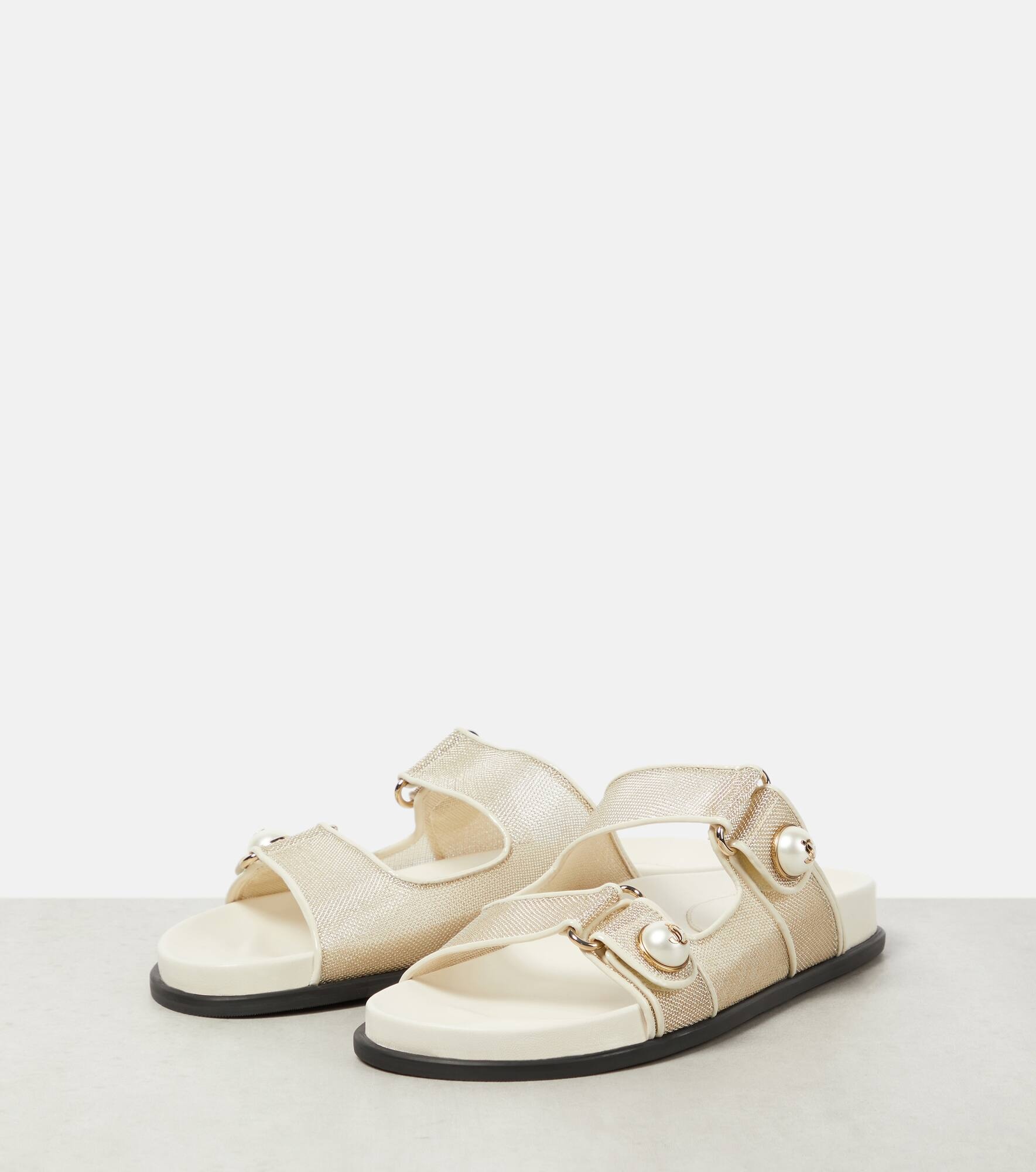Fayence leather sandals - 5