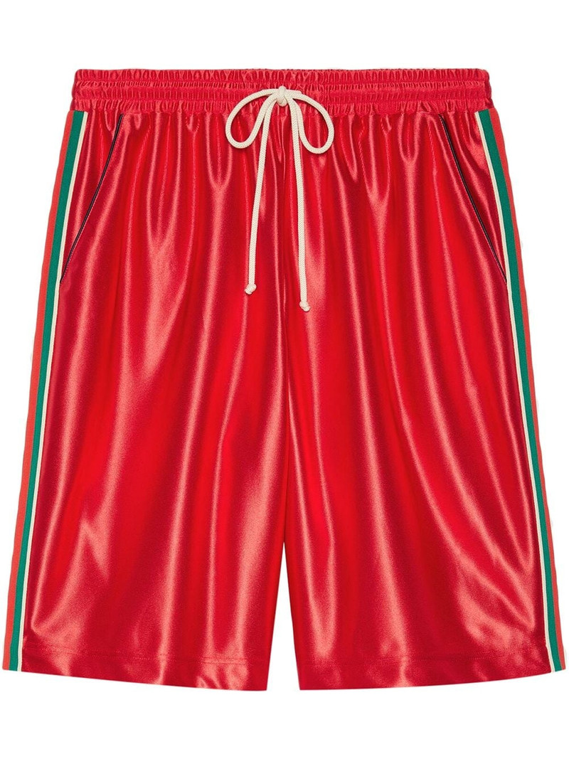 Web-trim track shorts - 1