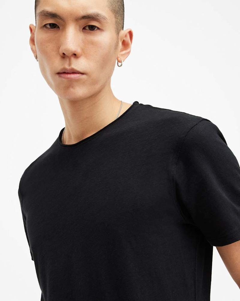 FIGURE CREW NECK RAW EDGE T-SHIRT 3