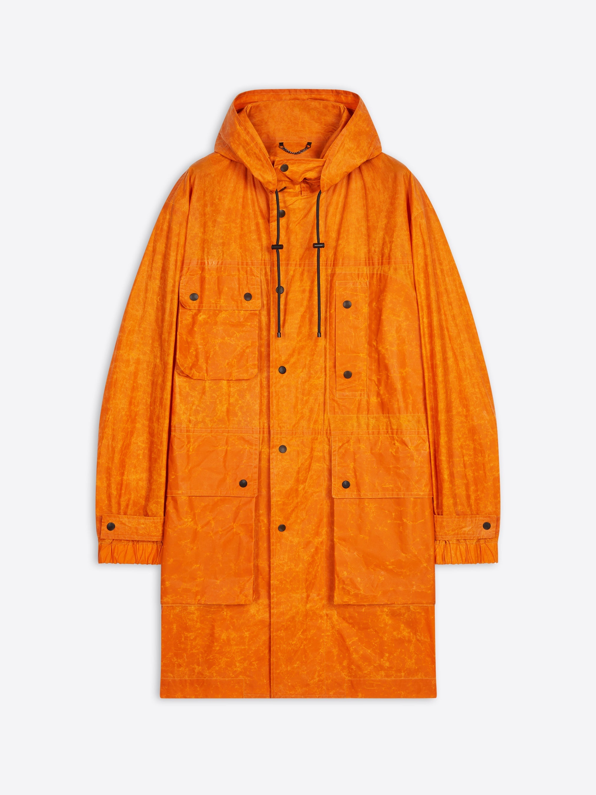 WAXED COTTON PARKA - 1