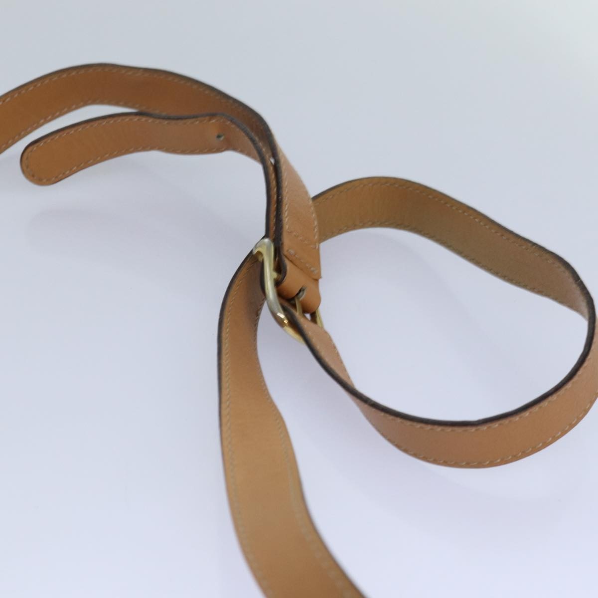 CELINE Macadam Canvas Shoulder Bag Pvc Leather Brown Gold - 14