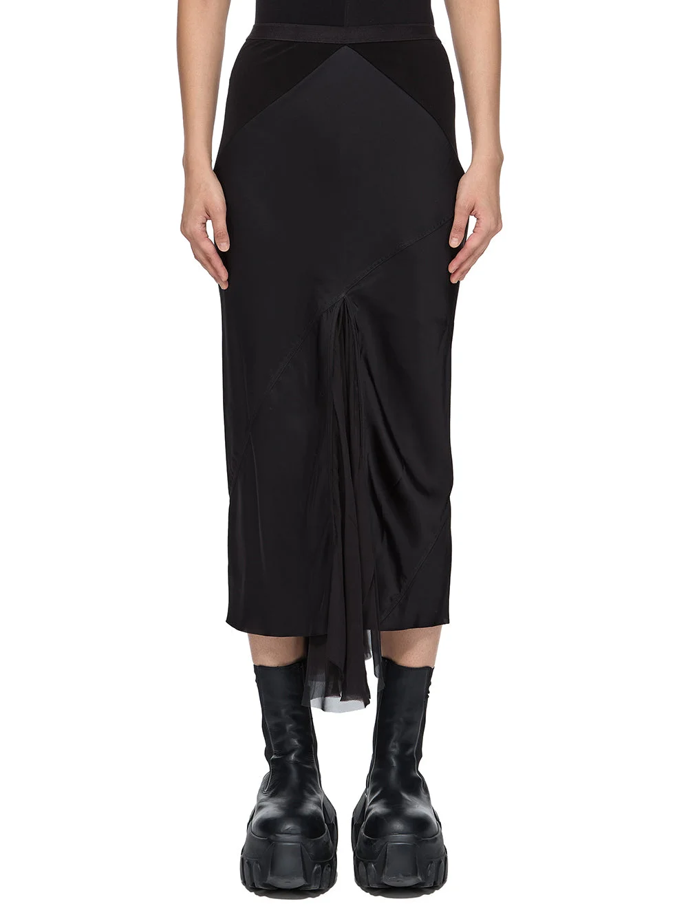 DBL SLICED SKIRT - 1