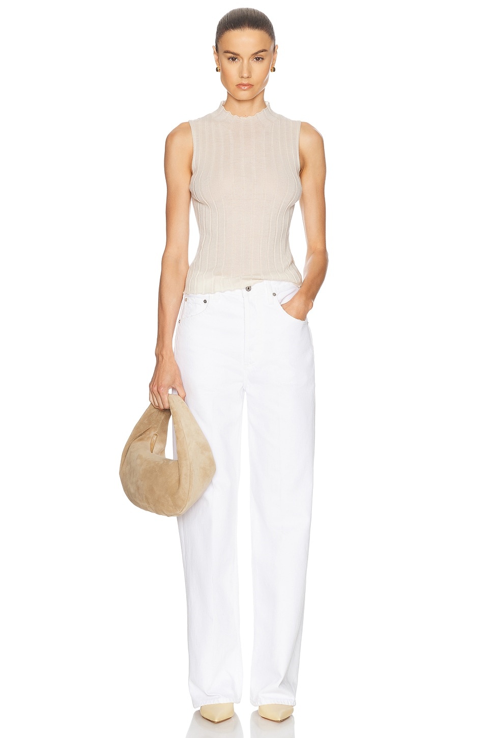 Rib Mockneck Shell - 4