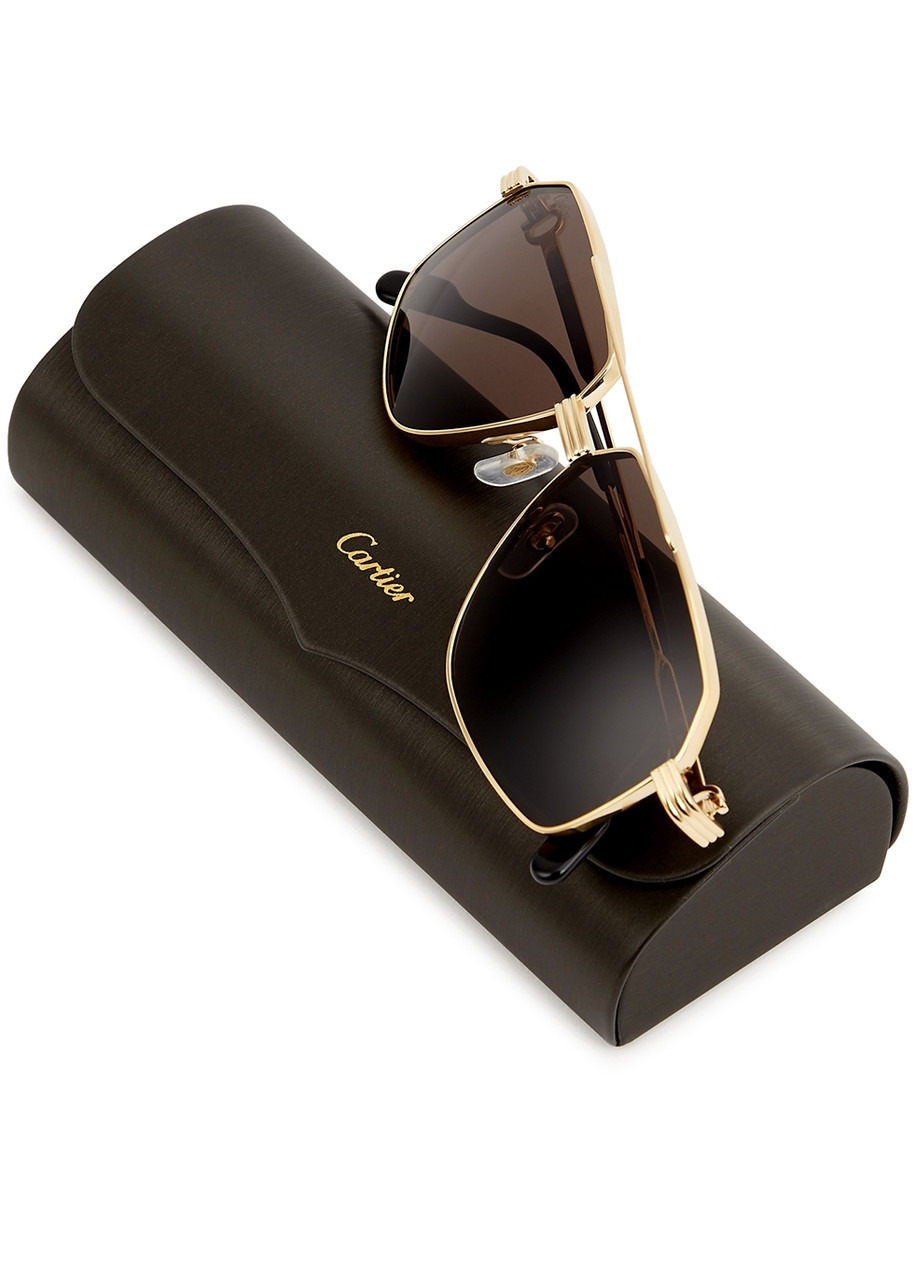 Cartier Première De Cartier Aviator-style Sunglasses - 5