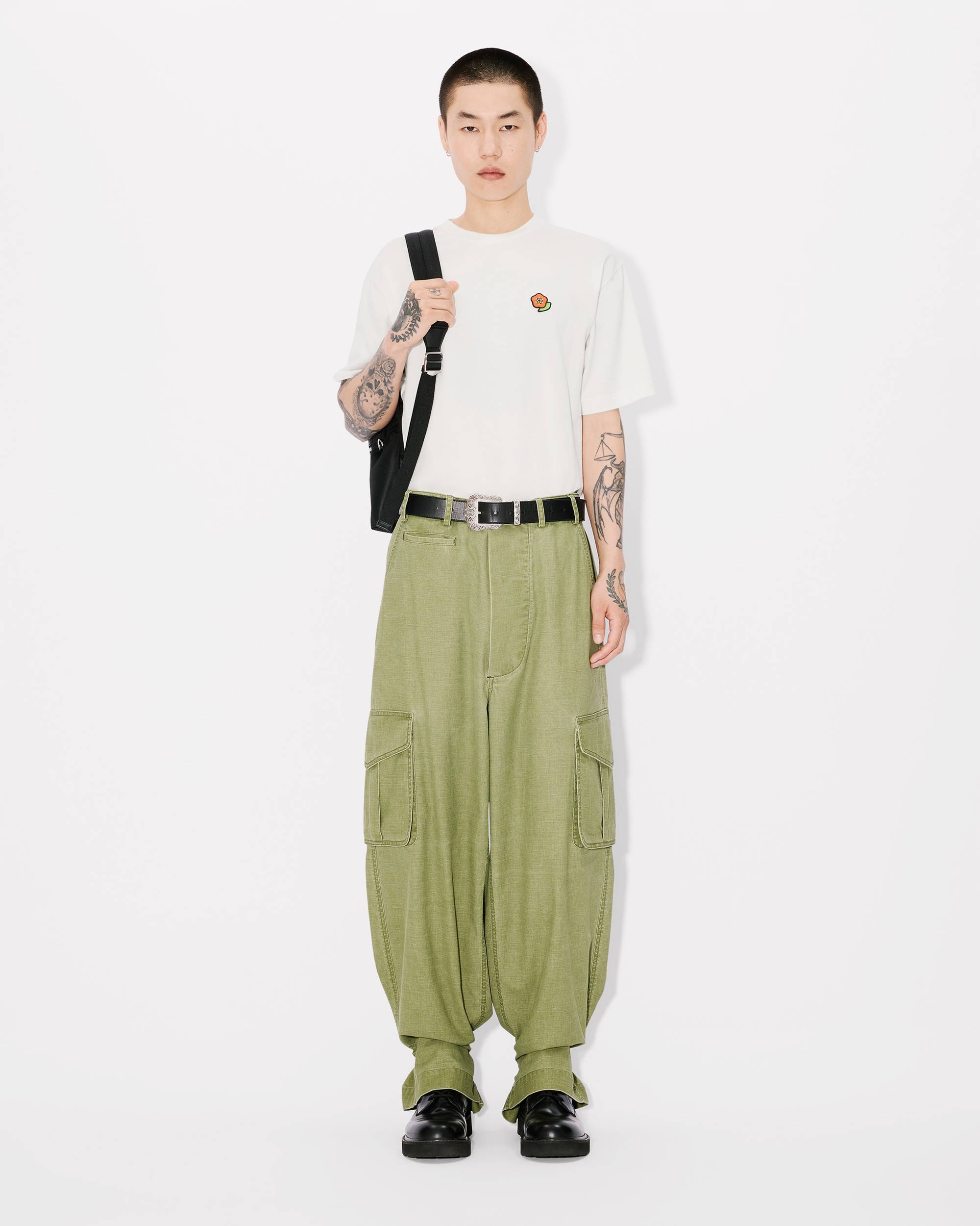 'KENZO Pop' embroidered T-shirt in cotton - 5