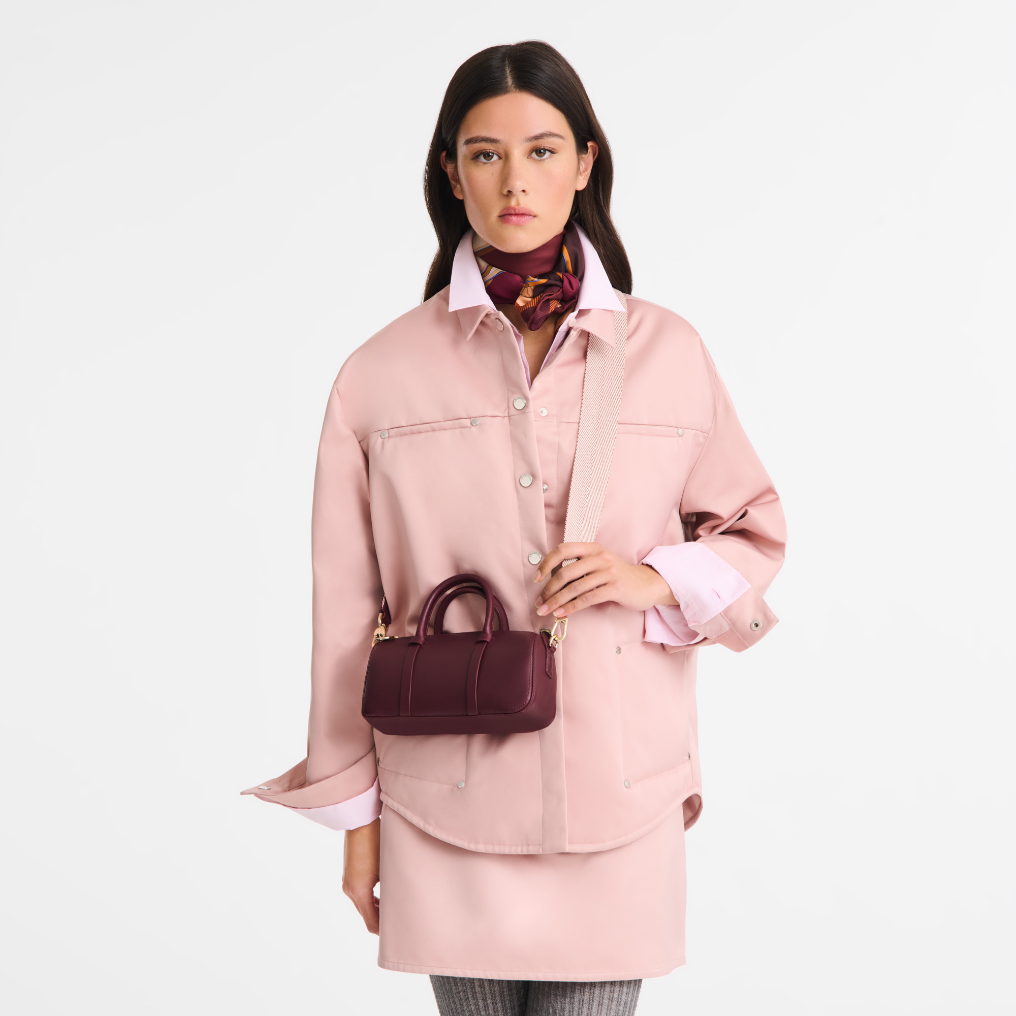 Daylong S Handbag Pomegranate - Leather - 2