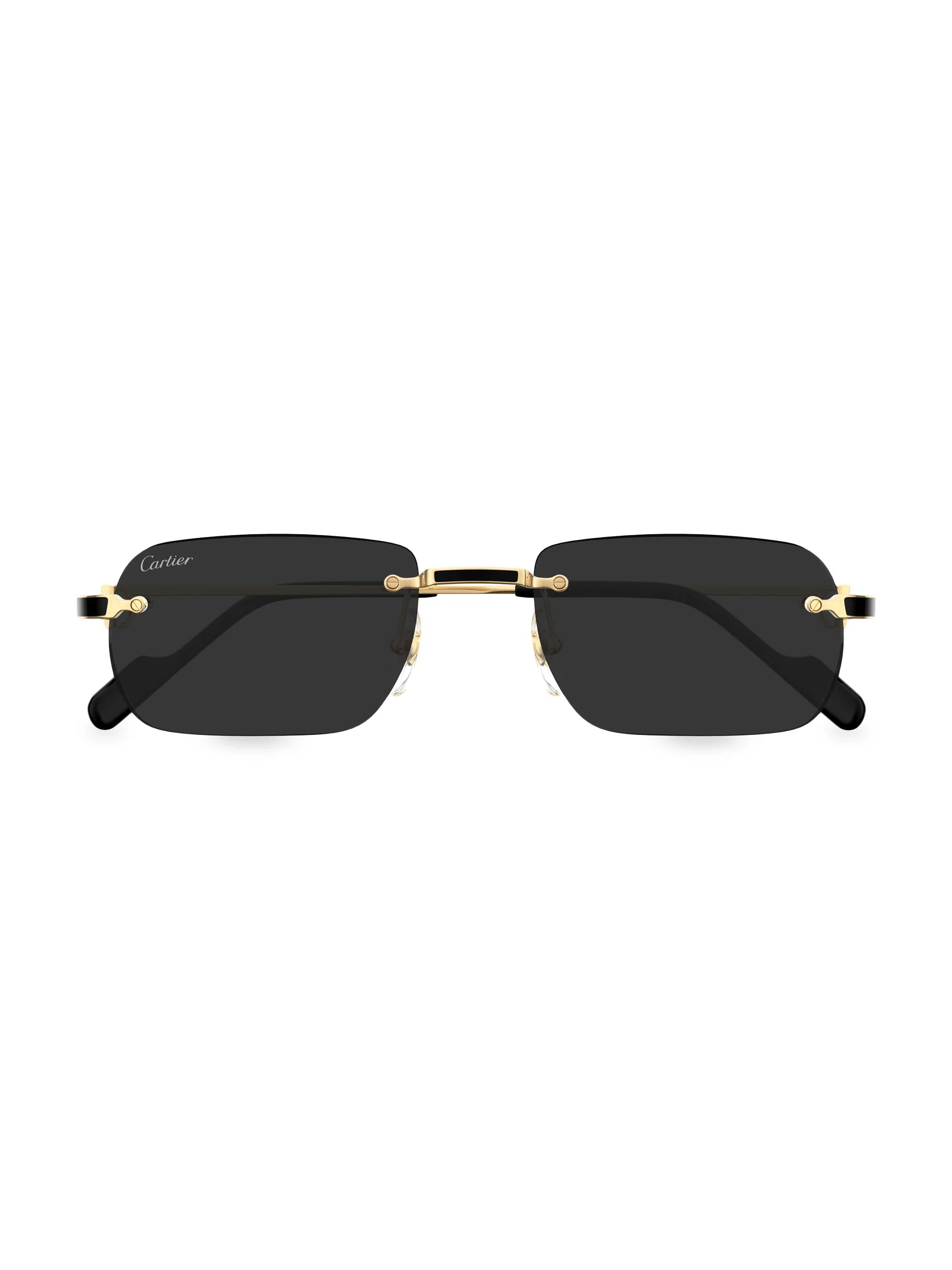 Women's Santos Classic Première de 59MM Oval Sunglasses - Dark Grey Gold - 1