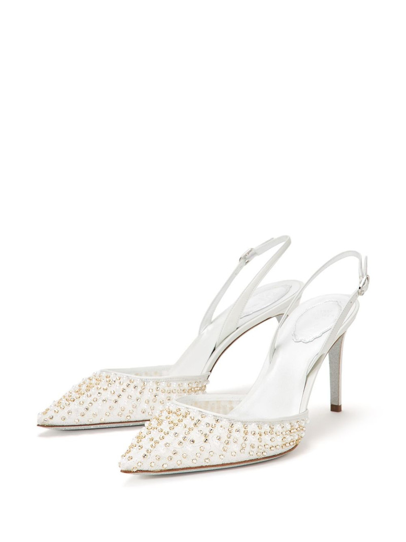 RENE CAOVILLA crystal-embellished pumps outlook