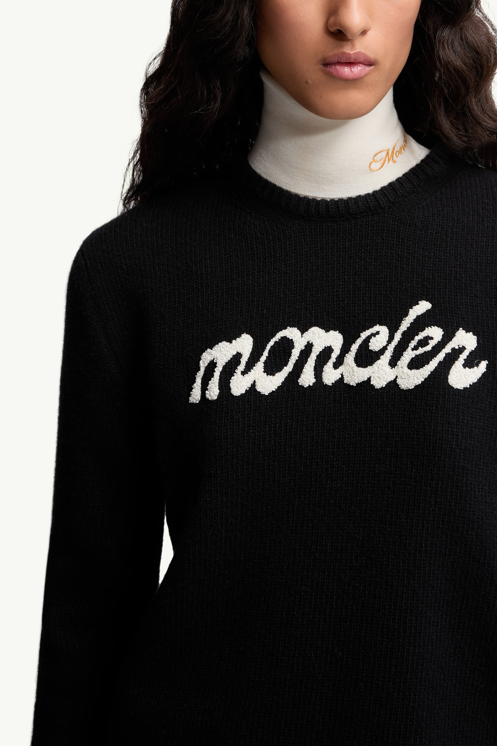 Embroidered Logo Wool & Cashmere Sweater - 6