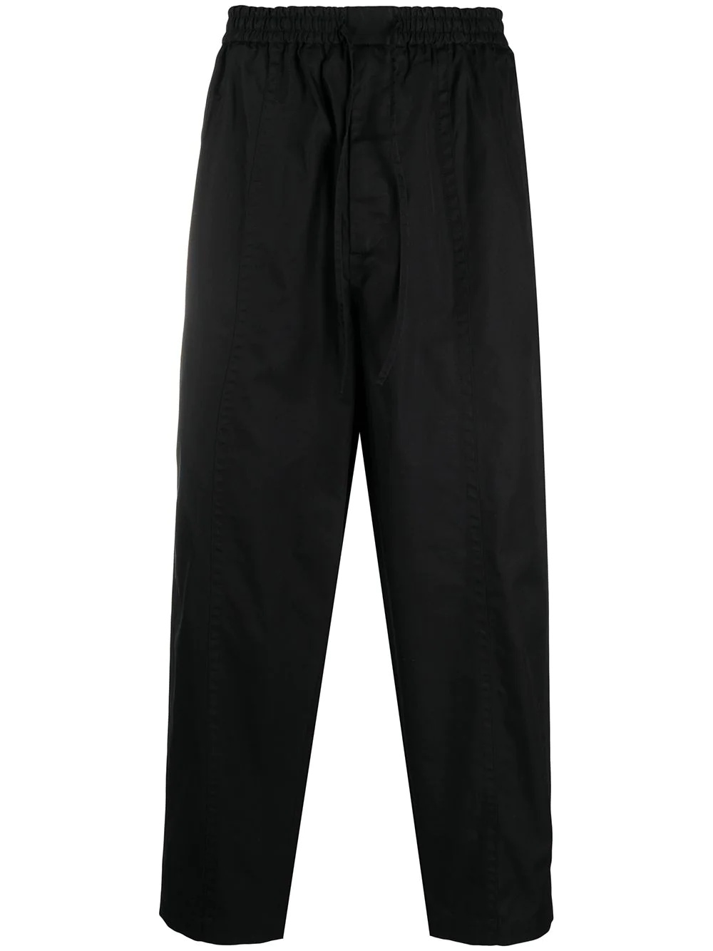 straight-leg cropped trousers - 1