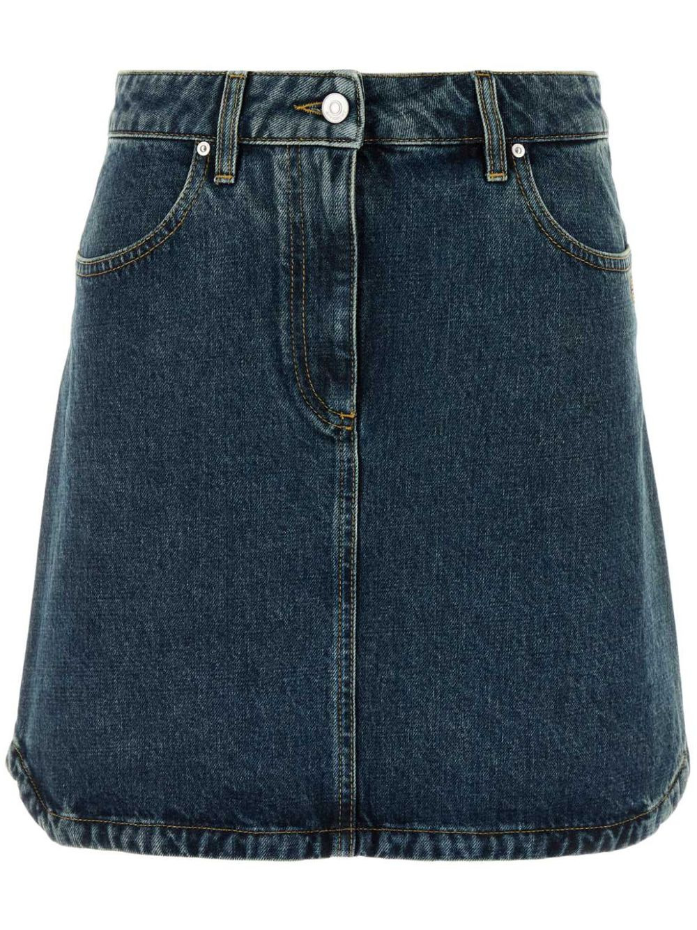 Givenchy Women Denim Mini Skirt - 1
