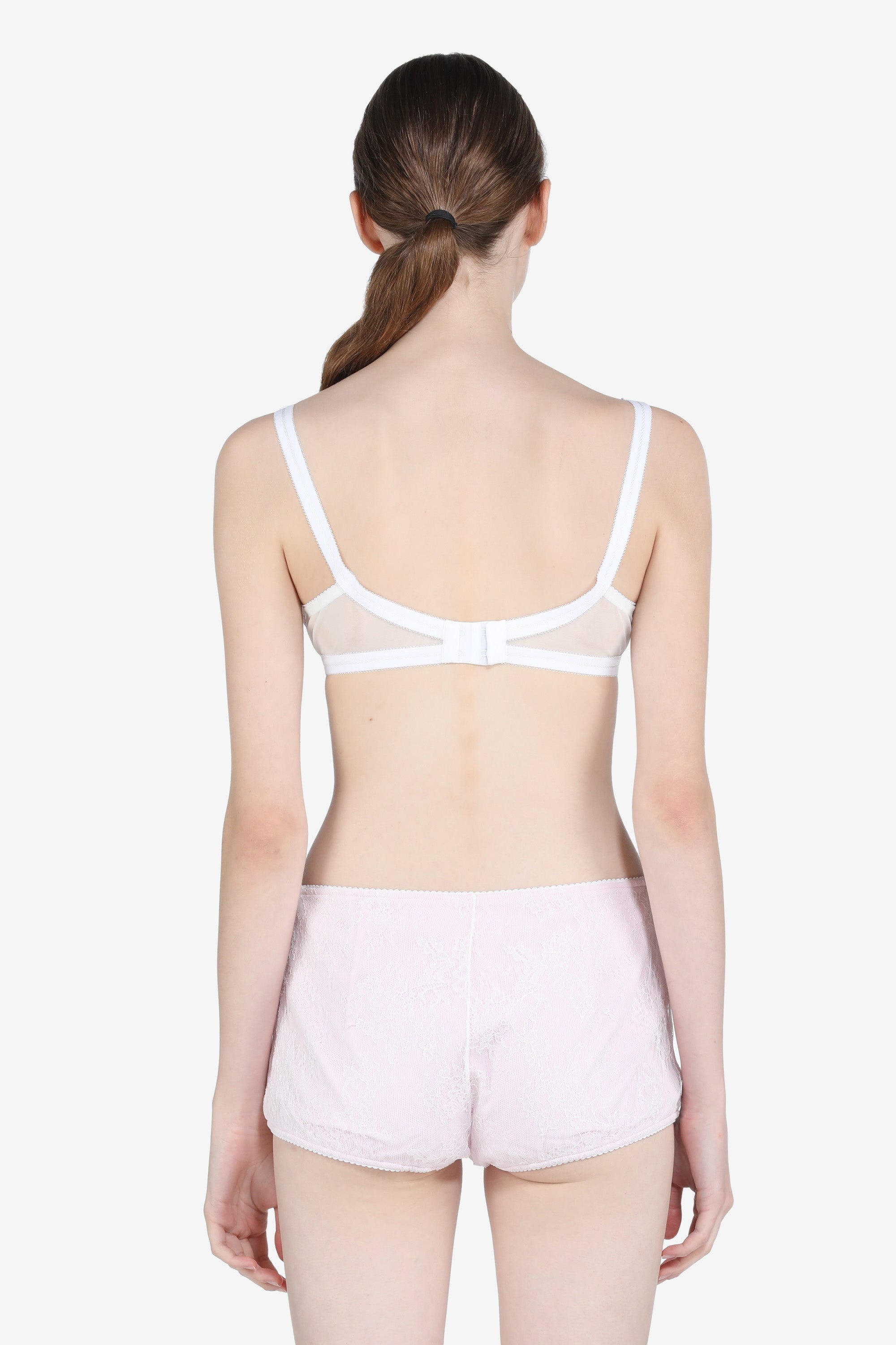 FLORAL-LACE TRIANGLE BRA - 2