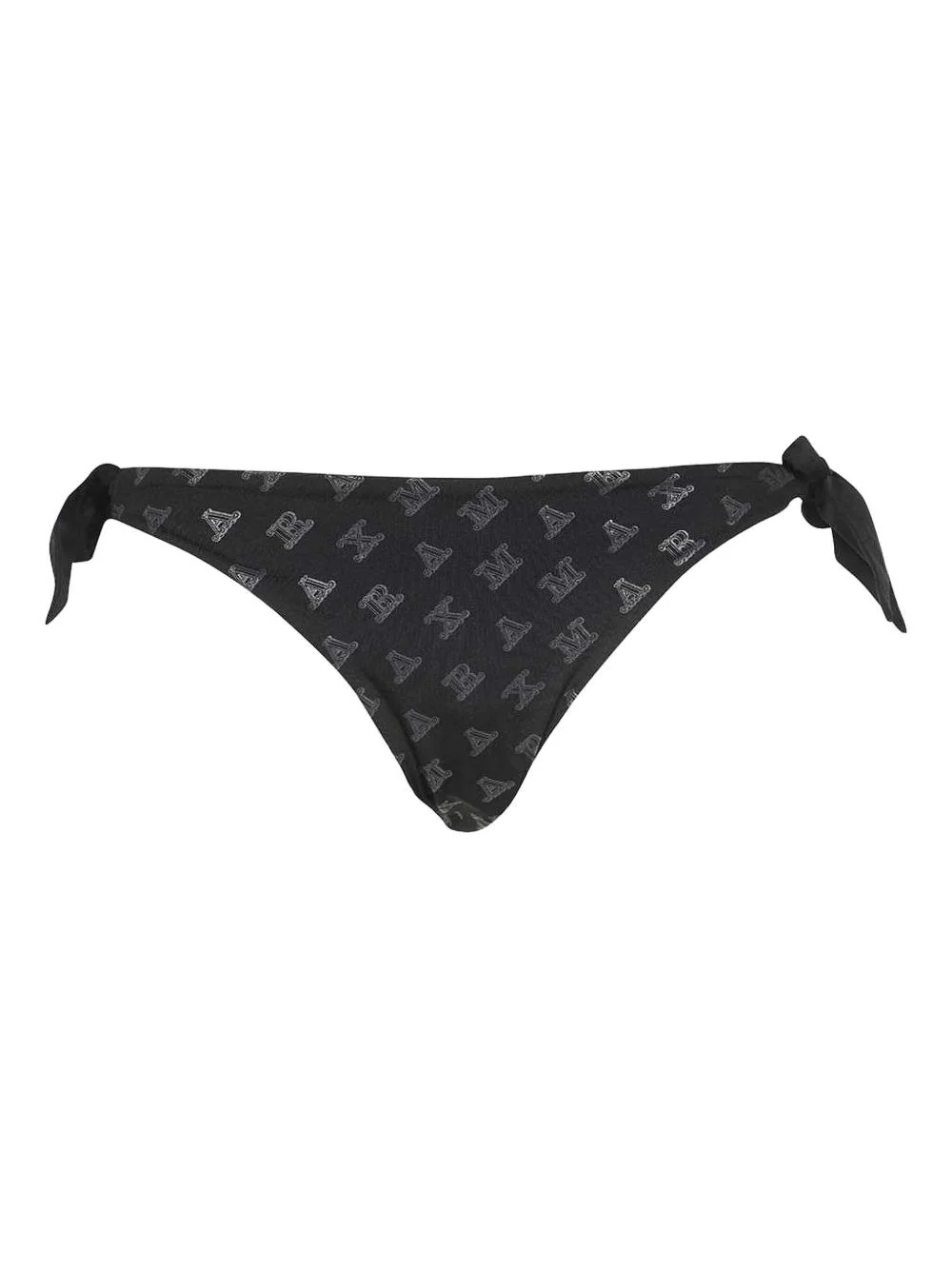 logo-print tie-side bikini bottom - 1