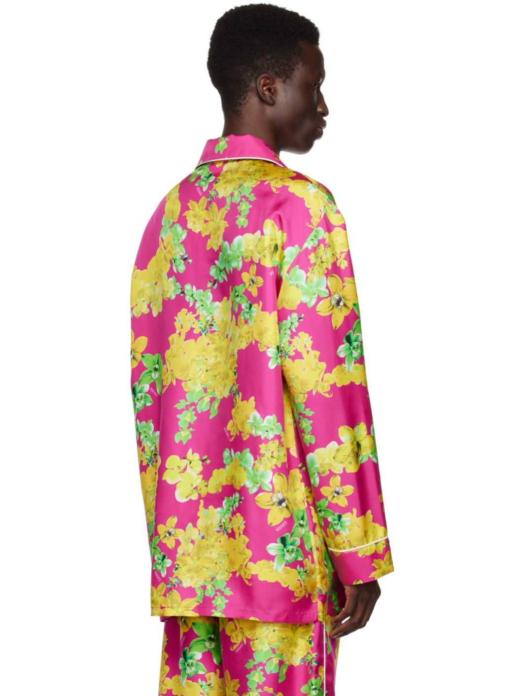 Pink Floral Pyjama Shirt - 3