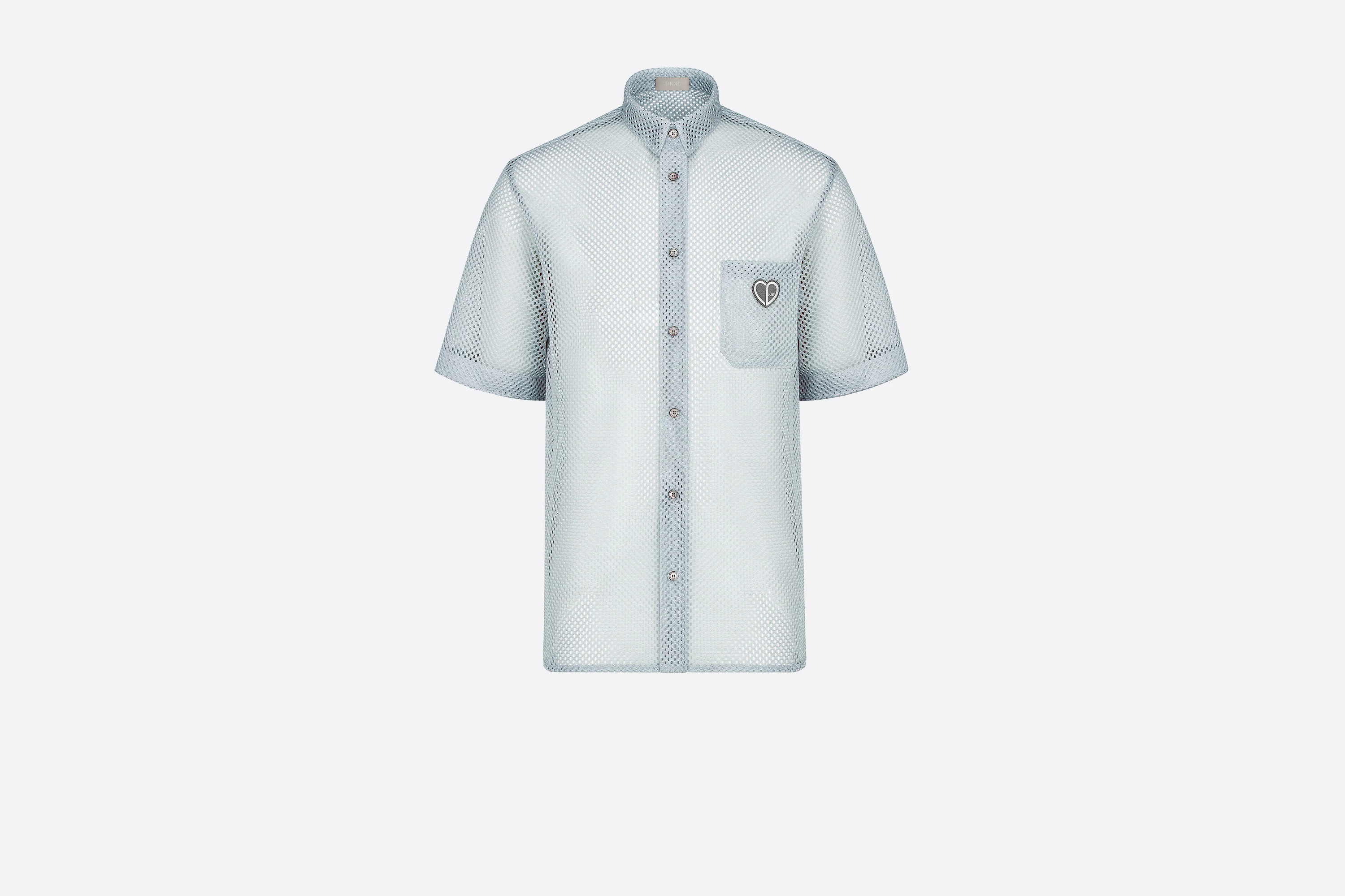 Short-Sleeved Shirt with 'CD Heart' Patch - 1
