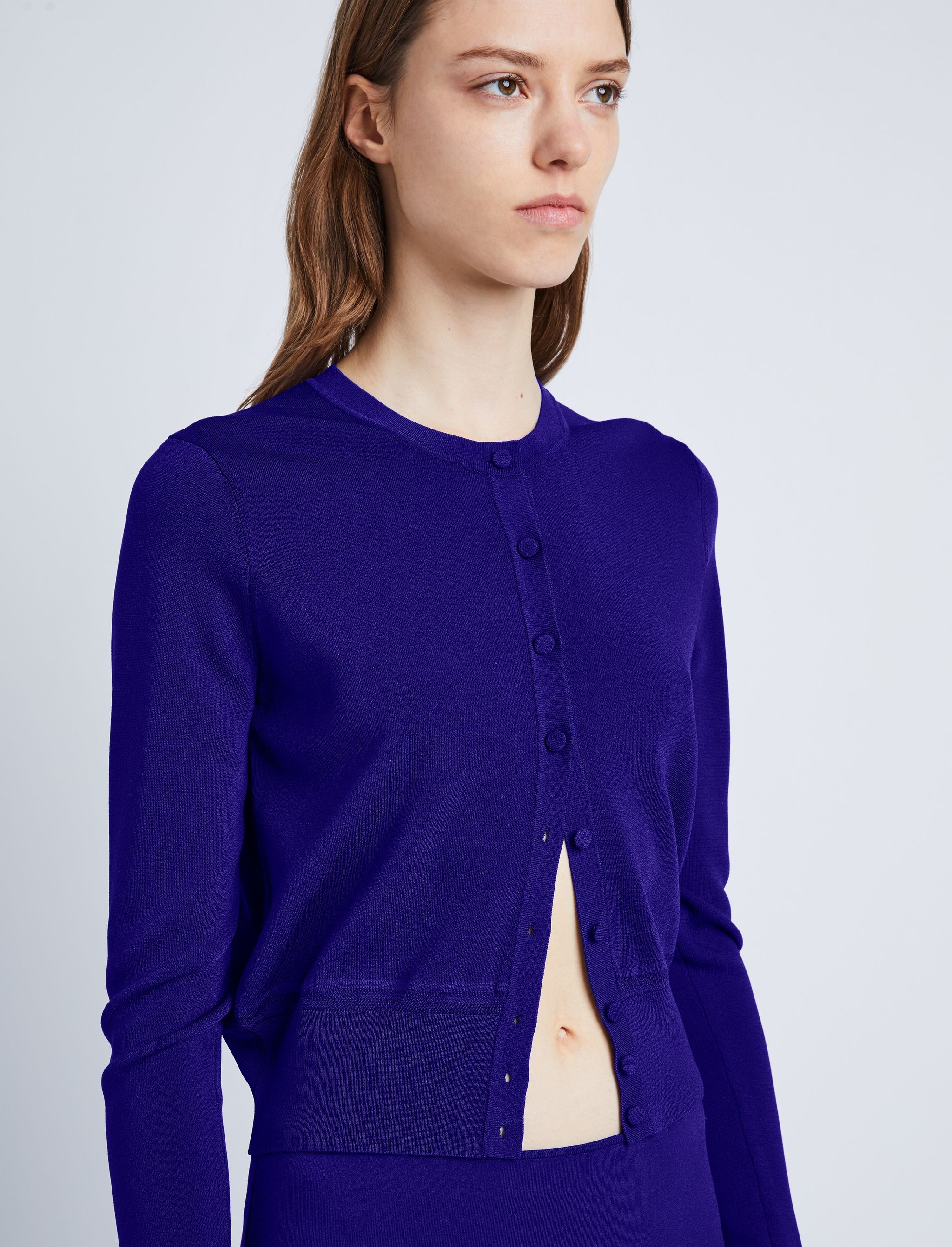 Silk Viscose Cardigan - 6
