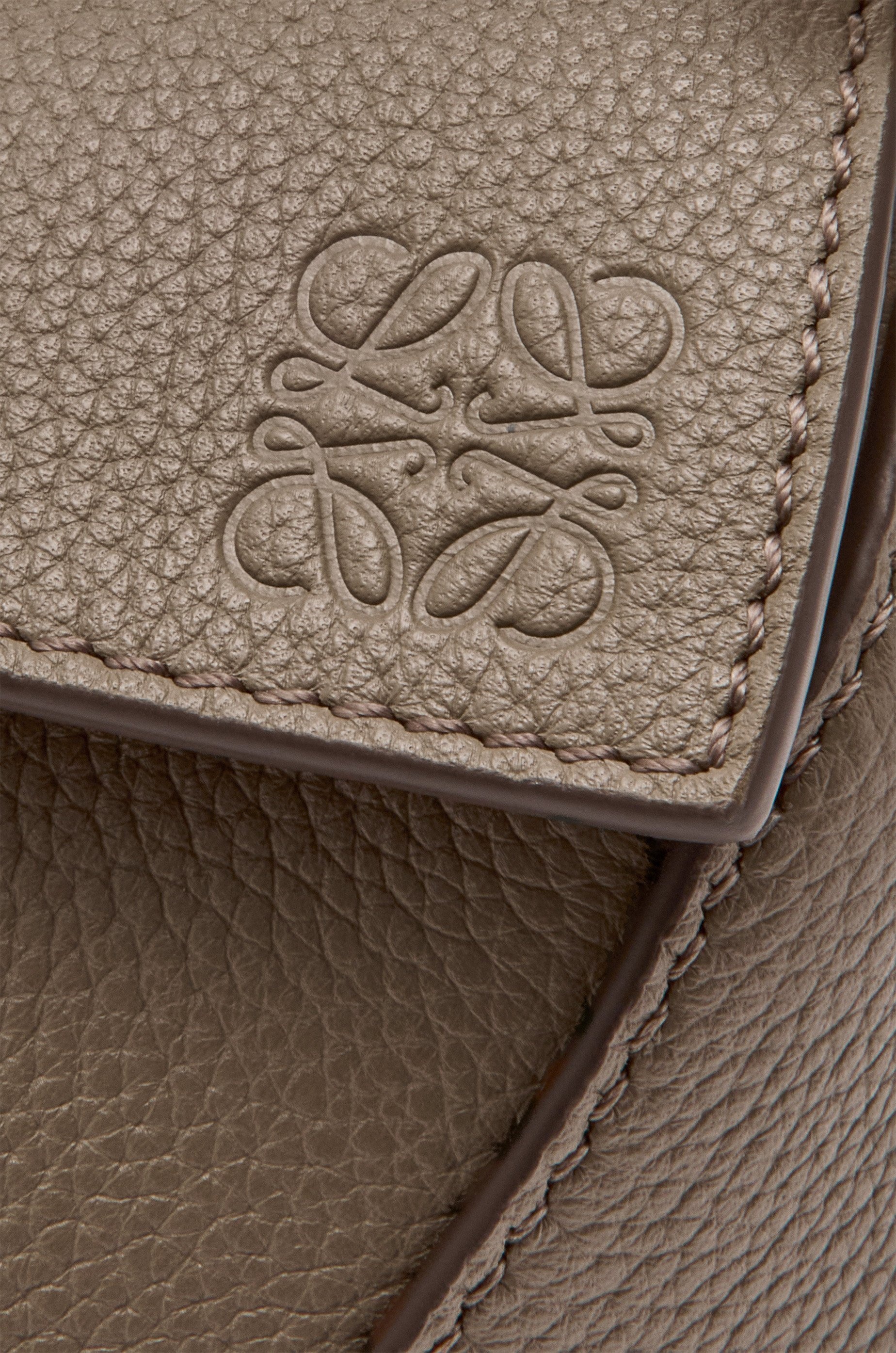 Mini Puzzle Edge bag in soft grained calfskin - 9
