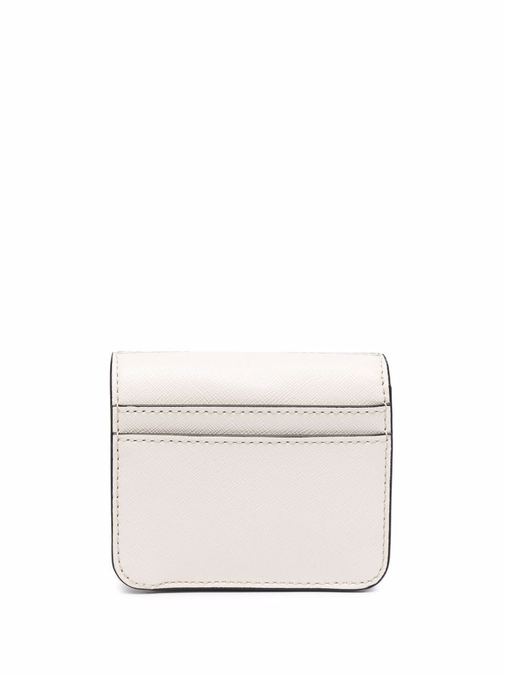 logo-plaque leather purse - 2