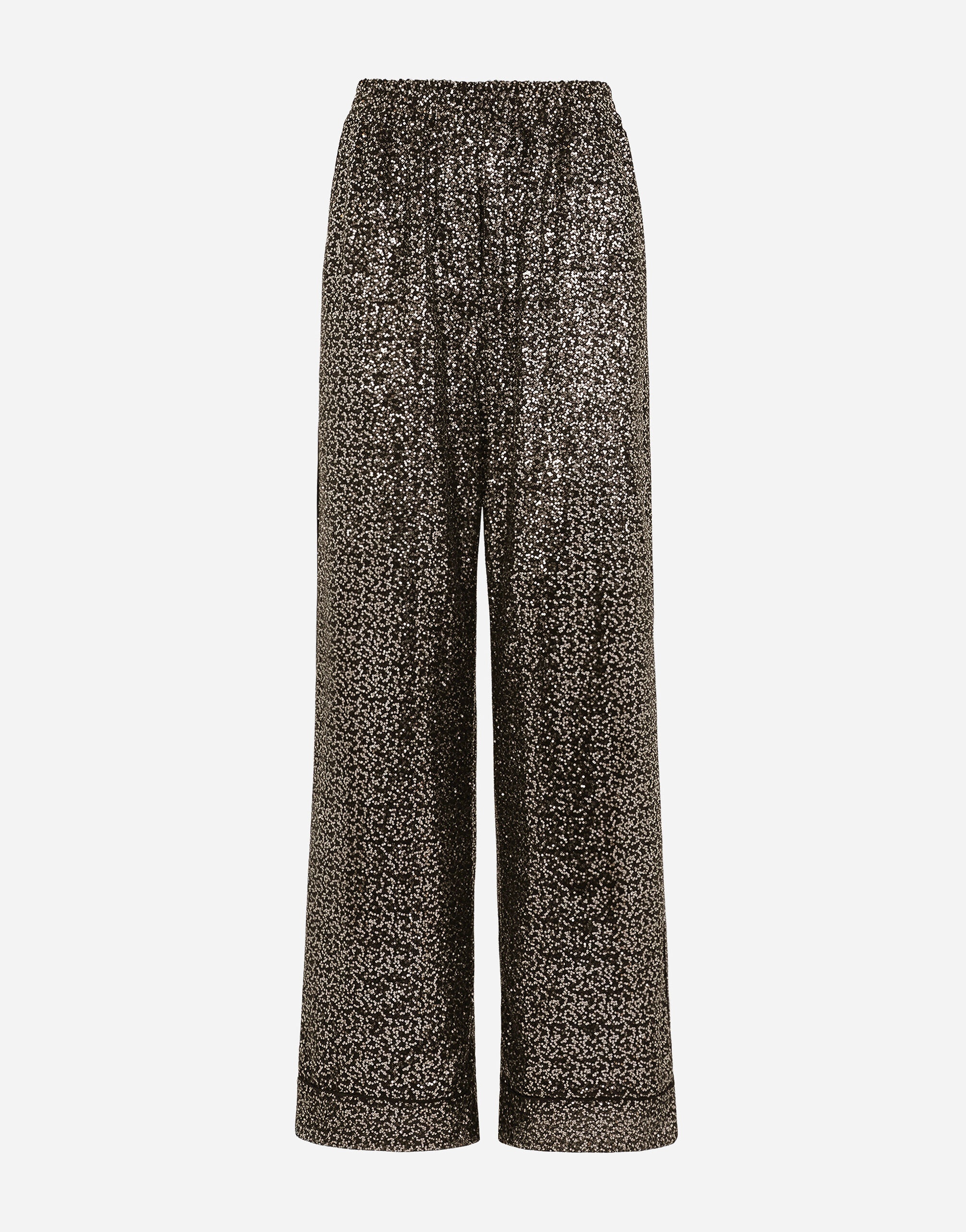 Sequined pajama pants - 1