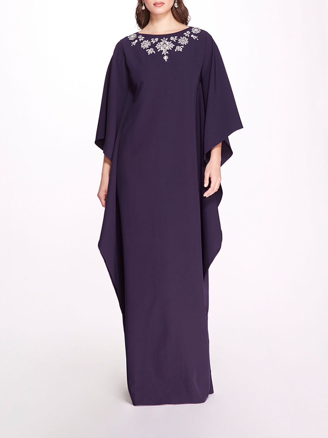 CRYSTAL EMBELLISHED KAFTAN - 1