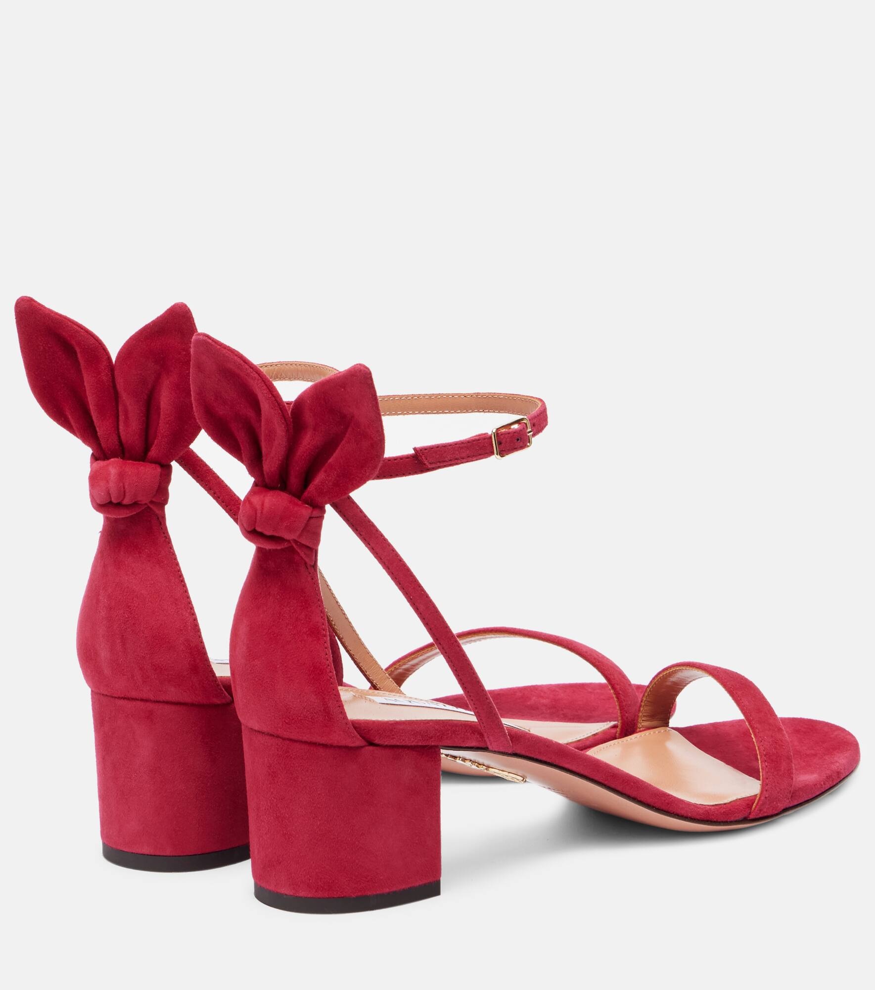 Bow Tie 50 suede sandals - 2