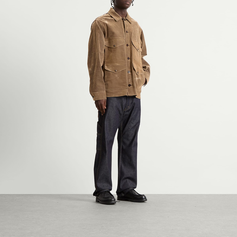 Junya Watanabe MAN Junya Watanabe MAN Flocked Denim Jacket outlook