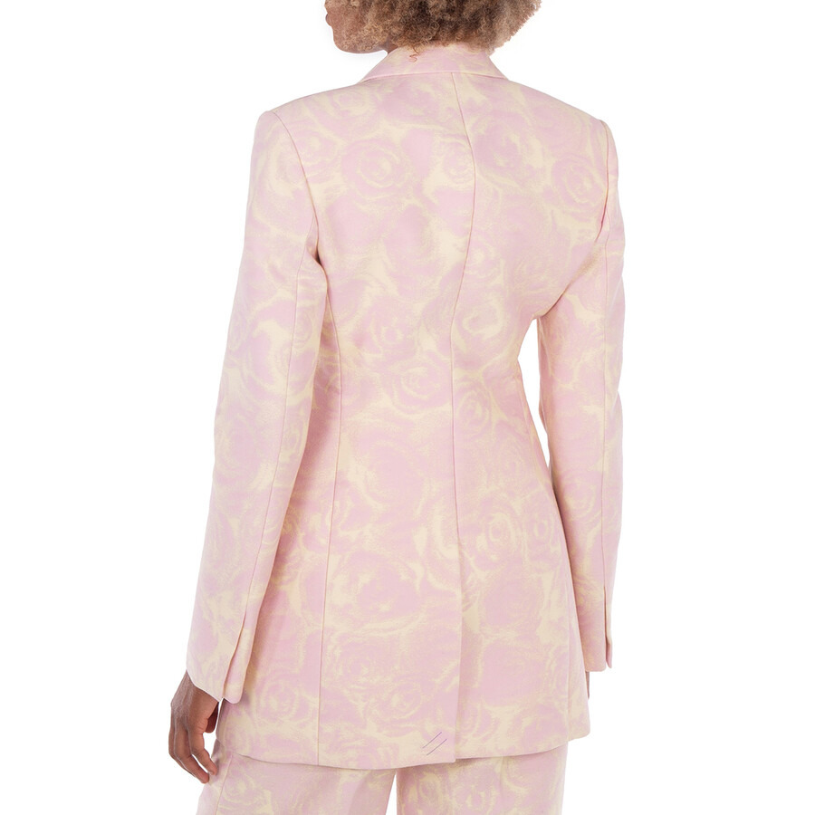 Burberry Rose Wool Tailored Jacket - 6