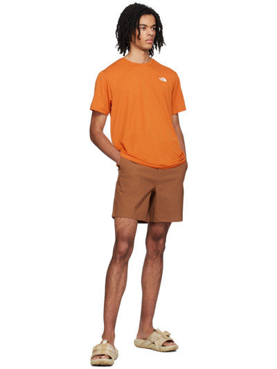 The North Face Orange Wander T-Shirt outlook