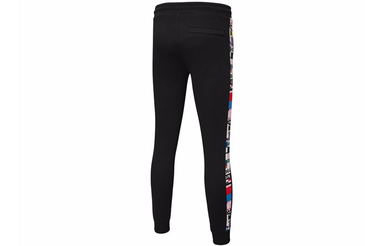 PUMA Printing Drawstring Casual Long Pants Black 531291-01 - 2