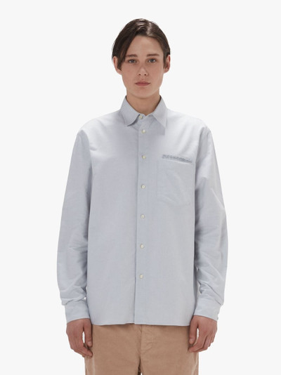 JW Anderson CLASSIC FIT LOGO POCKET SHIRT outlook