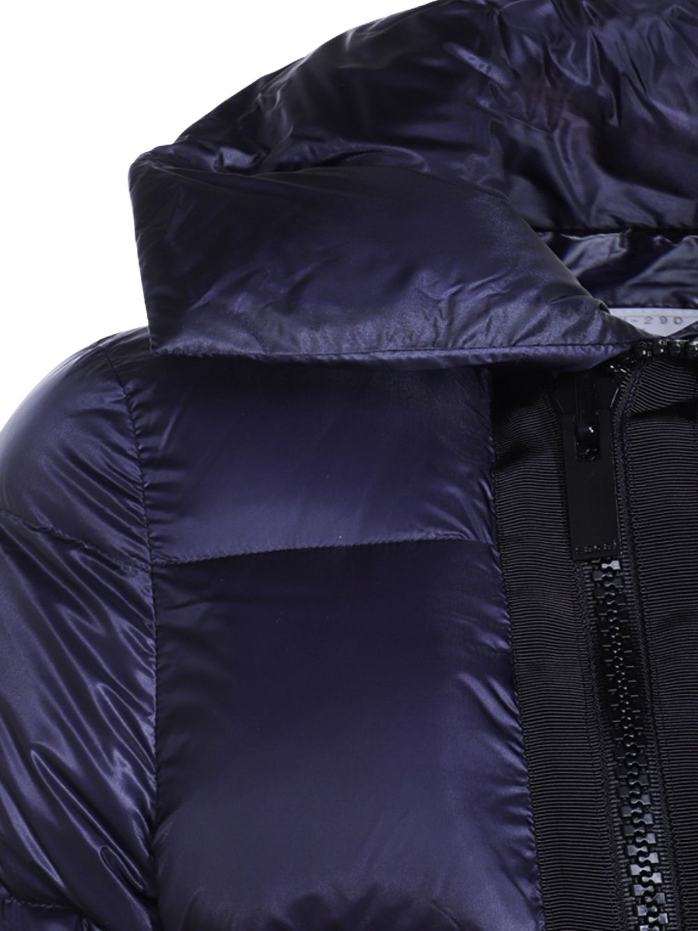 asymmetric-zip padded jacket - 3