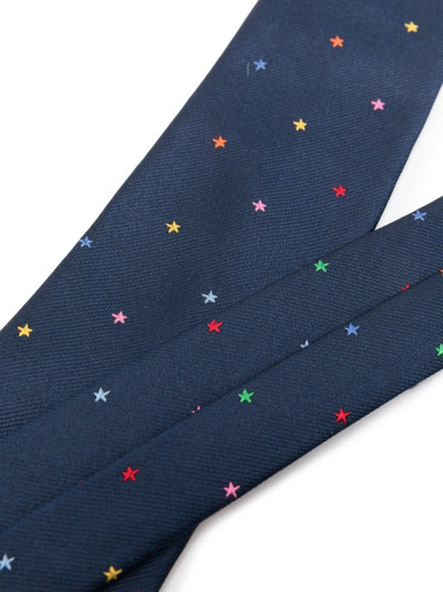 Paul Smith star-embroidered silk tie outlook