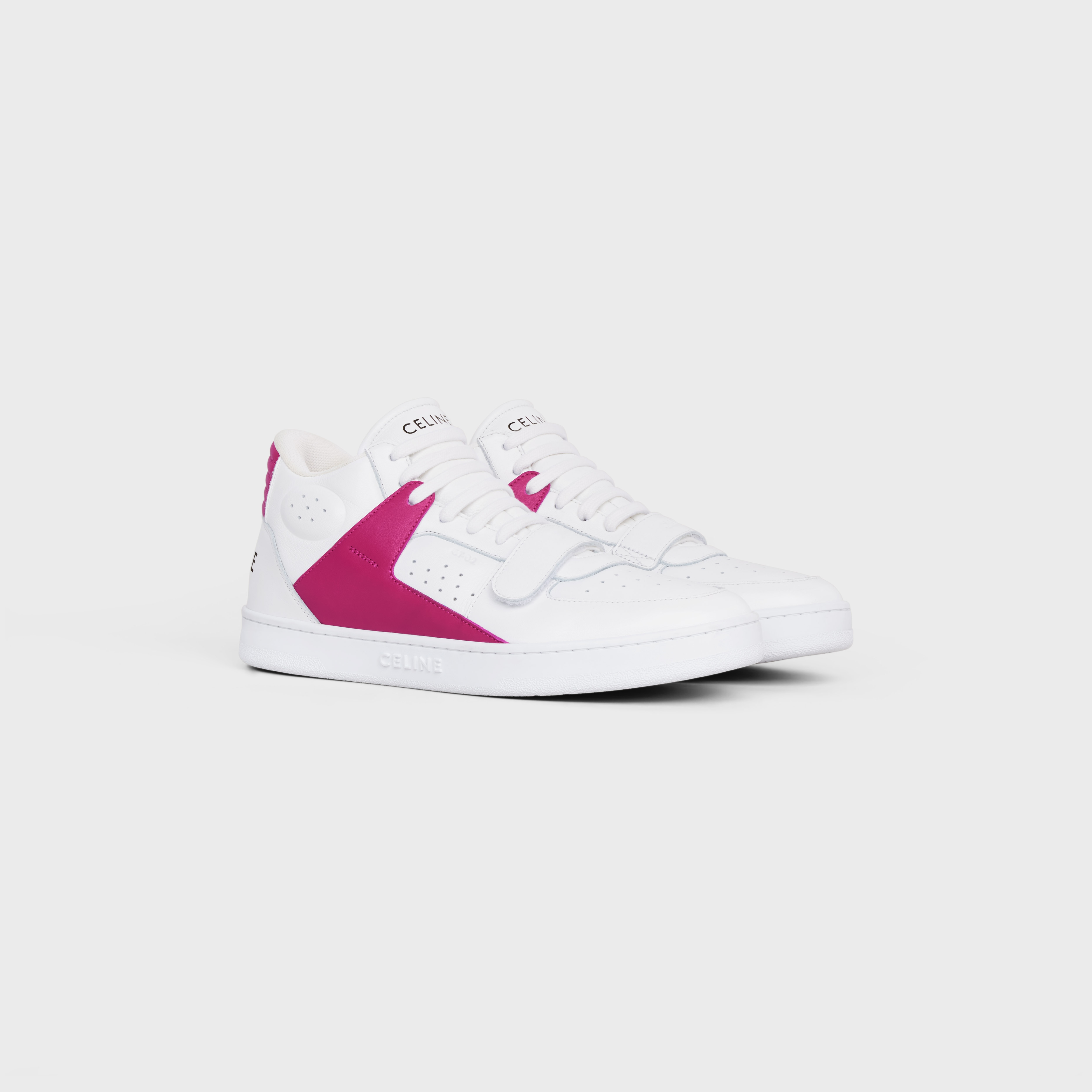 CT-02 CELINE TRAINER MID SNEAKER WITH SCRATCH in CALFSKIN - 2