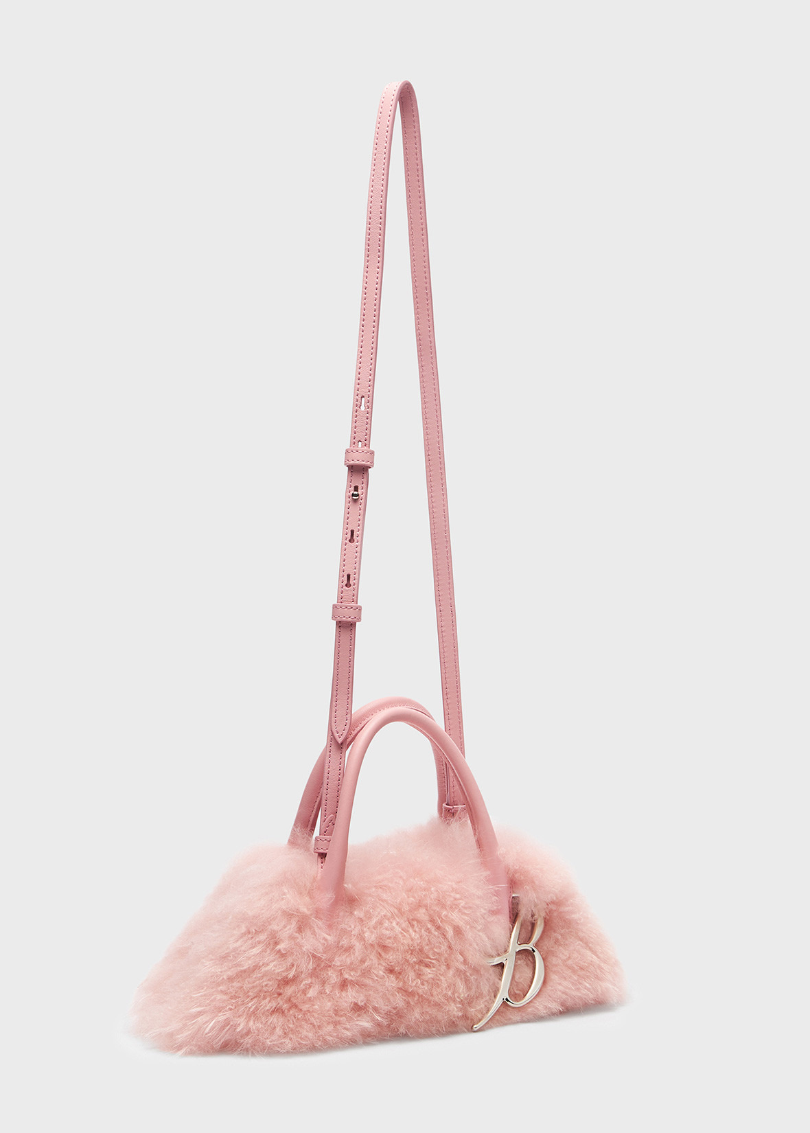 KISS ME REGULAR HANDBAG IN FAUX FUR - 2